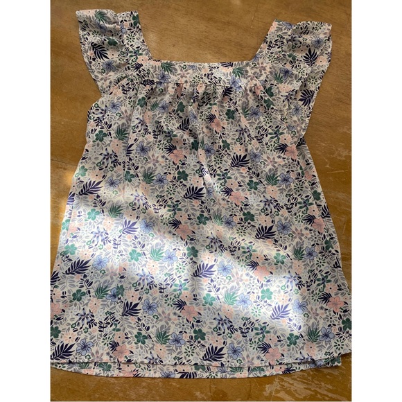 Loft XXSP Square floral top - Picture 1 of 7